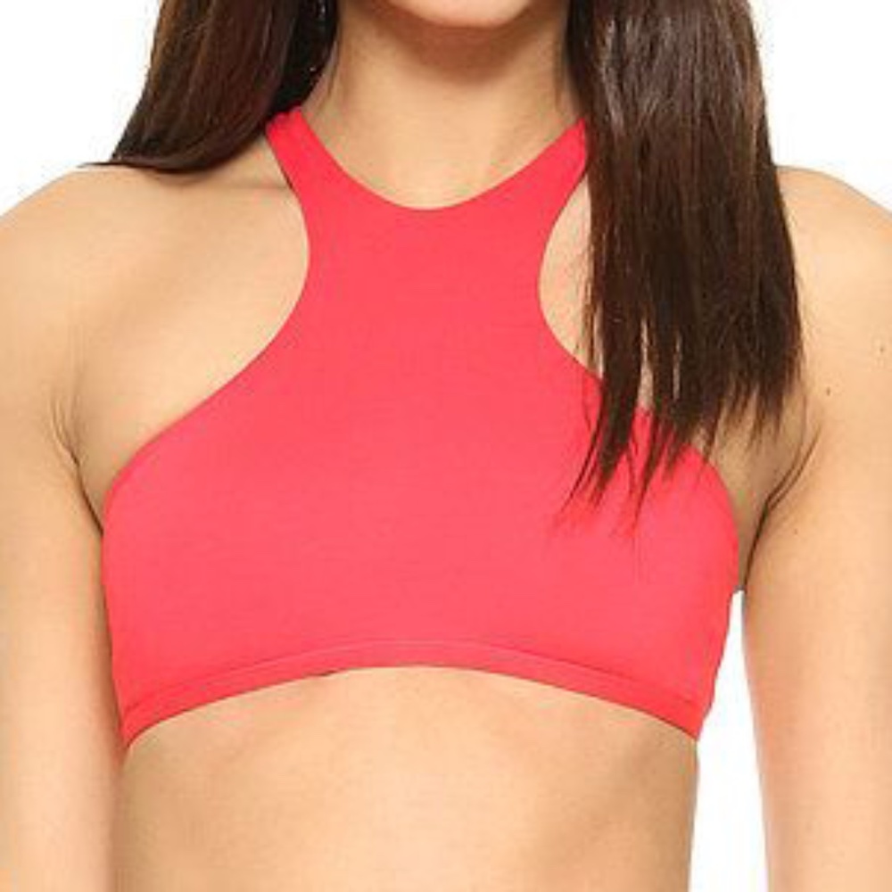 L Space Haute Tank Bikini Top, Geranium, Size M